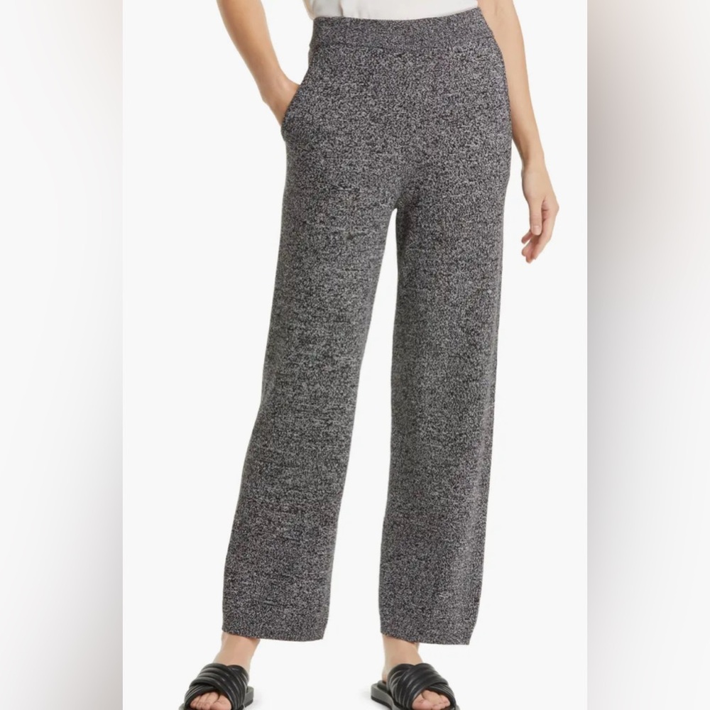 Nordstrom Marled Knit Pull-On Pants | Black/Multi | Size S